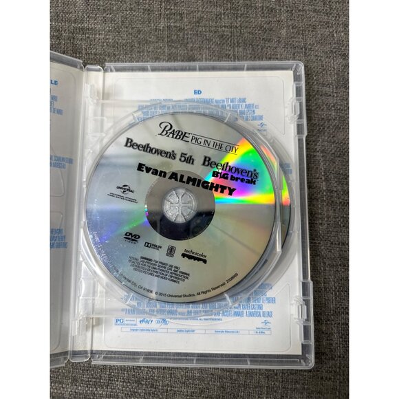 8 Movie DVD Collection Animal Friends Features Babe Evan Almighty Flipper & More - Picture 3 of 4